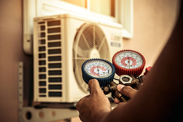 Professional Hvac Maintenance technician working in Fennville, MI